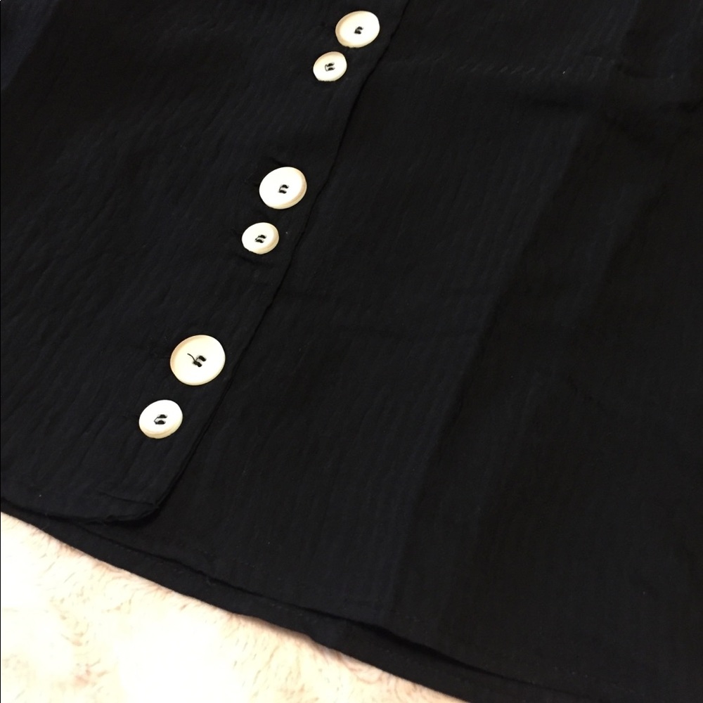 Mango Button Front Summer Blouse - Picture 5 of 8